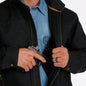 Men's Cinch Concealed Carry Canvas Jacket - Black