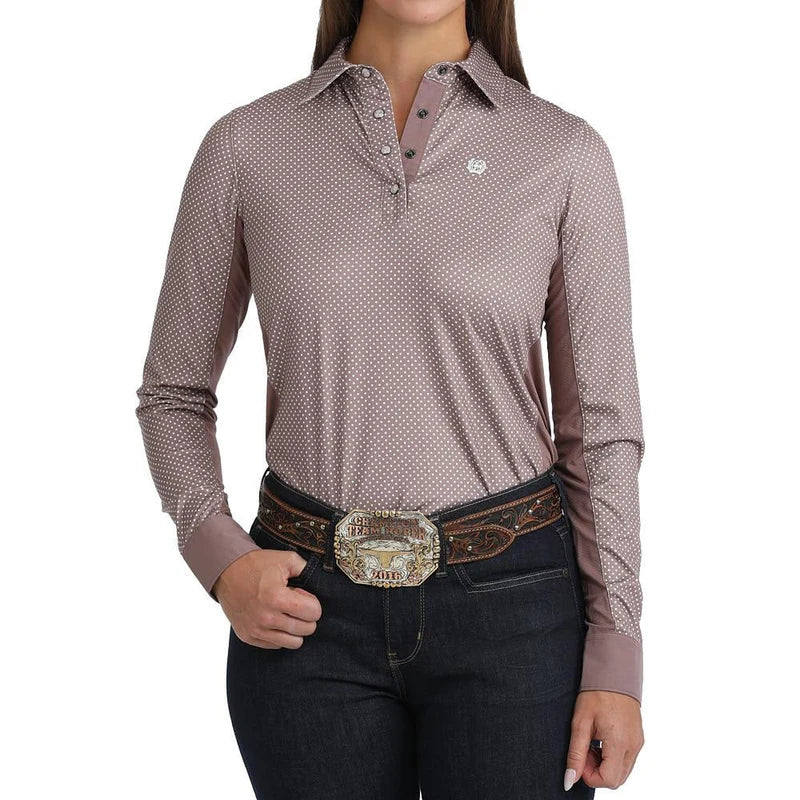 Women's Cinch Lilac Hybrid Snap Shirt