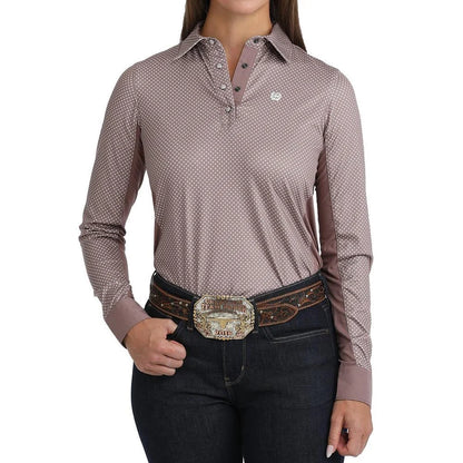 Women's Cinch Lilac Hybrid Snap Shirt