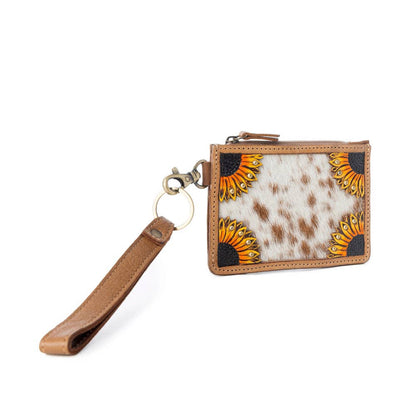 Western Card Holder in Light Brown
