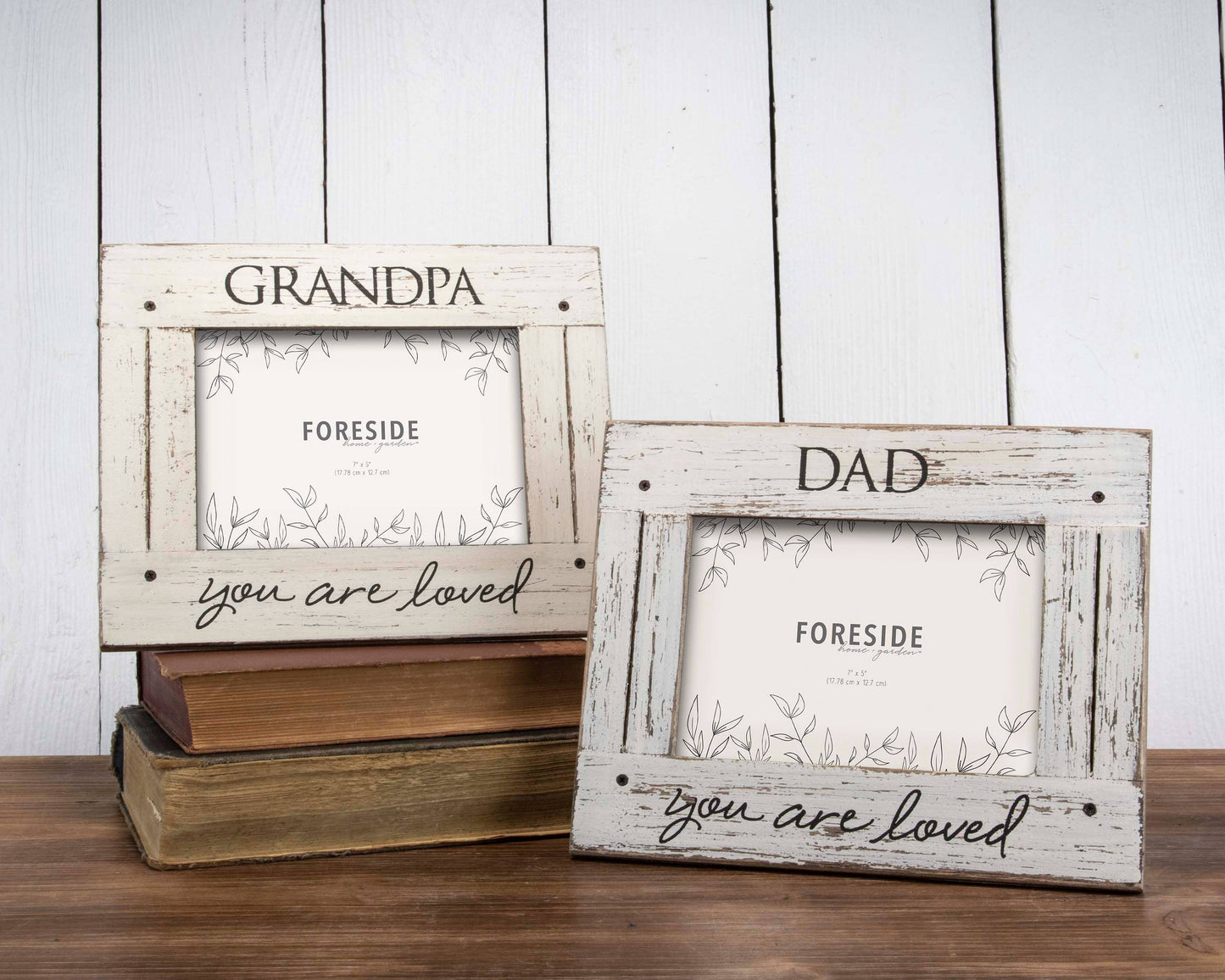 5x7 Photo Dad Love White Picture Frame Dad Gift