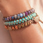 Leather Cord Wrap Bracelet