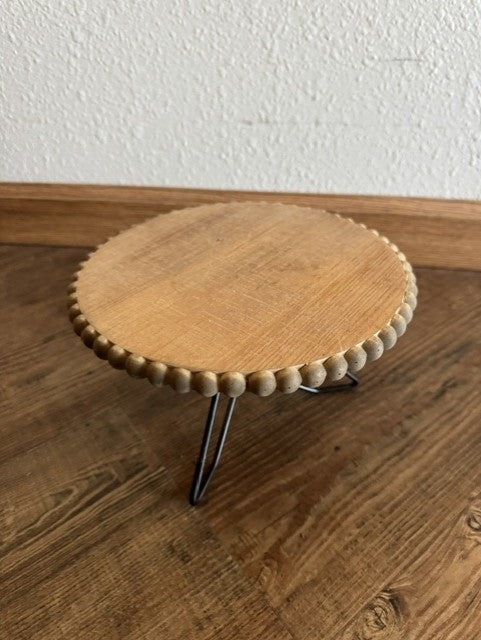 Round Wood Cake Stand