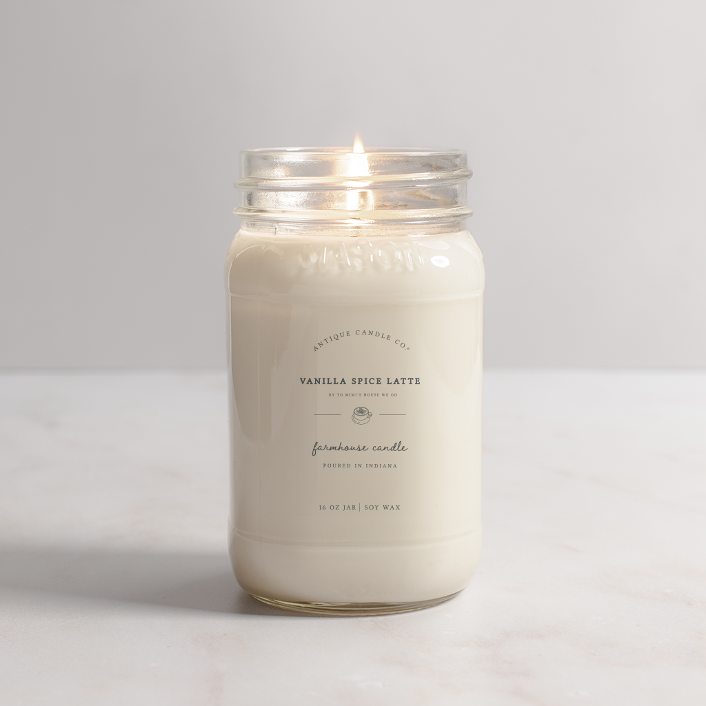 Vanilla Spice Latte - Soy Wax Candle