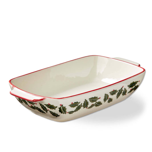 Tis The Season Rectangle Baking DishStoneware Christmas