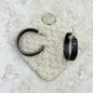 Cooper Metal Hoop Earrings