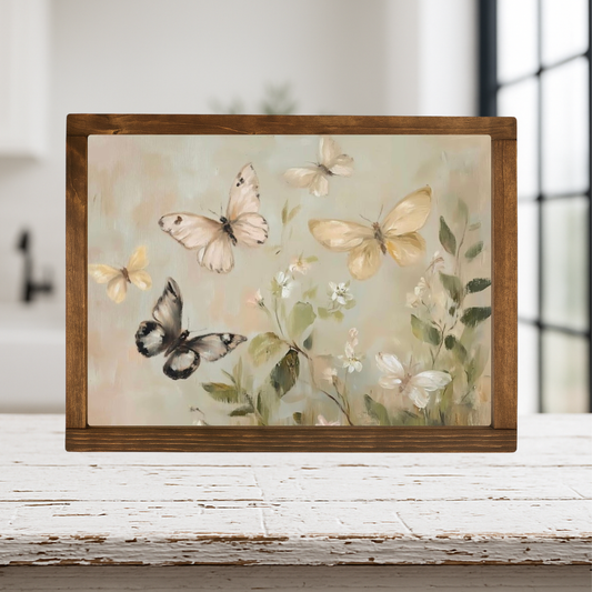 Muted Butterfly's Framed Print