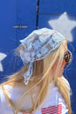 Dolled Up Lace Wild Rag - Light Blue