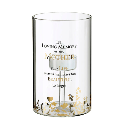 Lillian Rose "In Loving Memory" Mother Glass LED Candle