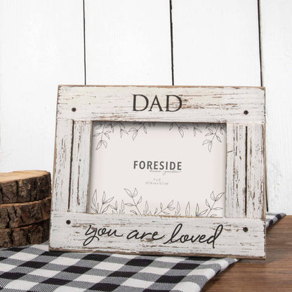 5x7 Photo Dad Love White Picture Frame Dad Gift