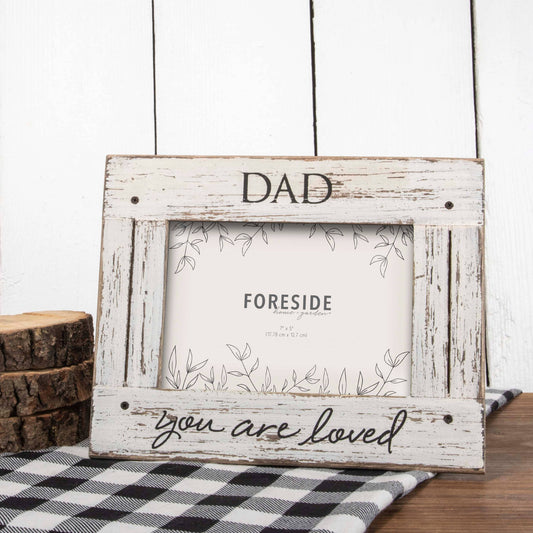 5x7 Photo Dad Love White Picture Frame Dad Gift