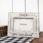 5x7 Photo Dad Love White Picture Frame Dad Gift
