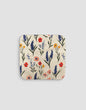 Tan Wildflowers Dishcloth