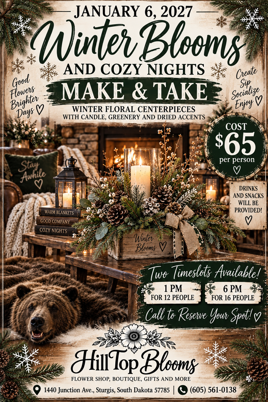 Make & Take @ HillTop Blooms in Sturgis, SD