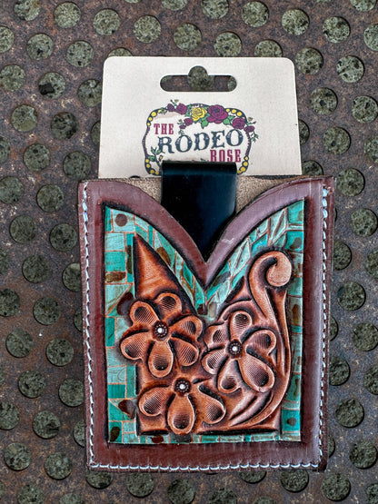 Leather Boot Wallet Cowgirl Rodeo Western Cowboy