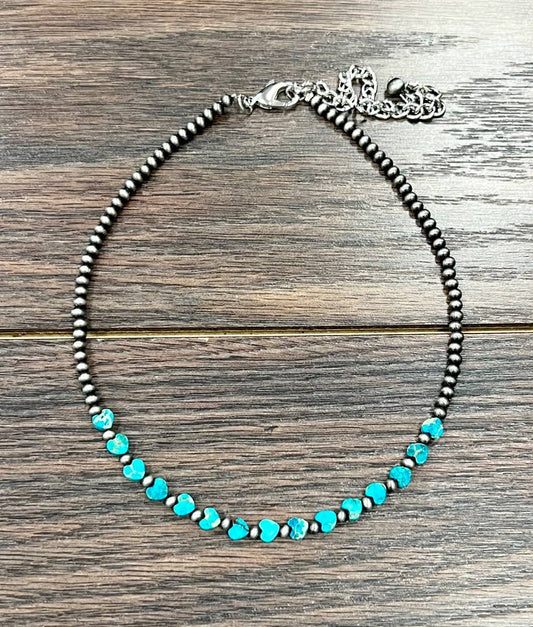 Heart Gemstone Necklace