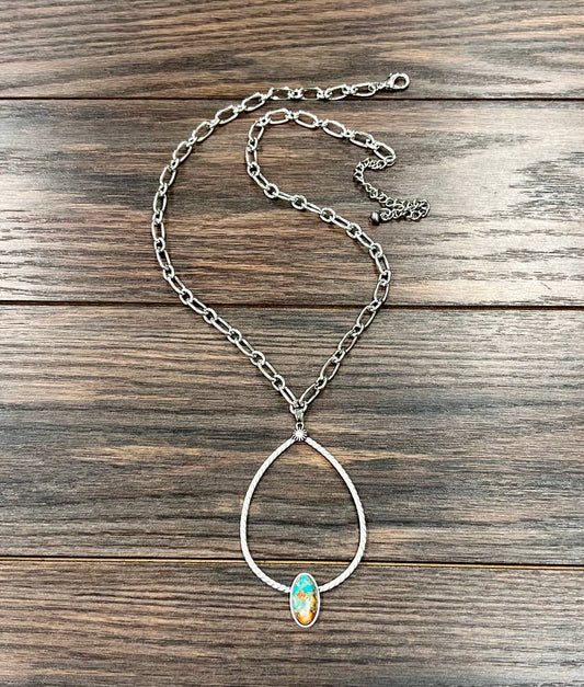 Concho Gemstone Necklace