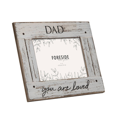 5x7 Photo Dad Love White Picture Frame Dad Gift