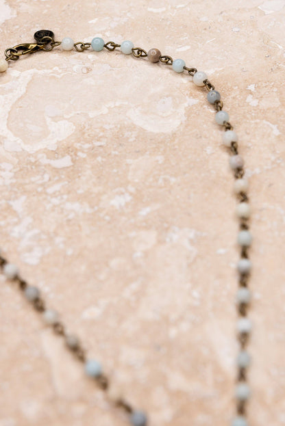 Nova Necklace in Amazonite