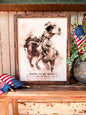 Born to be Wild Until 9pm Cowboy Wood Sign