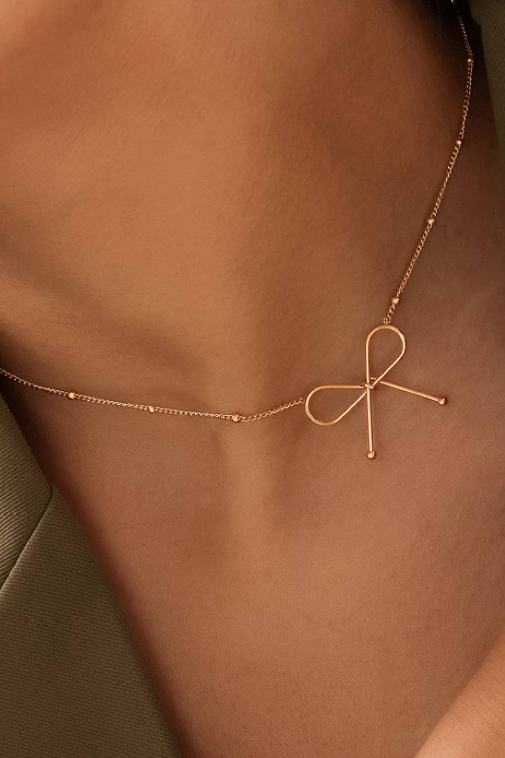 18K Gold Plated Stainless Steel Chain Necklace