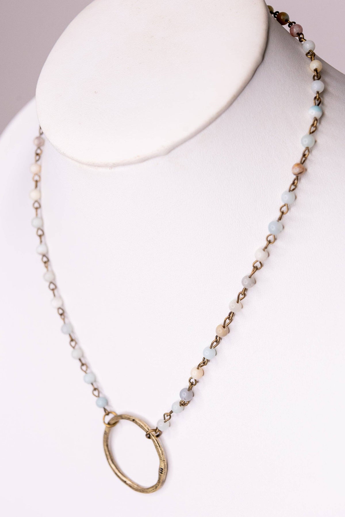 Nova Necklace in Amazonite