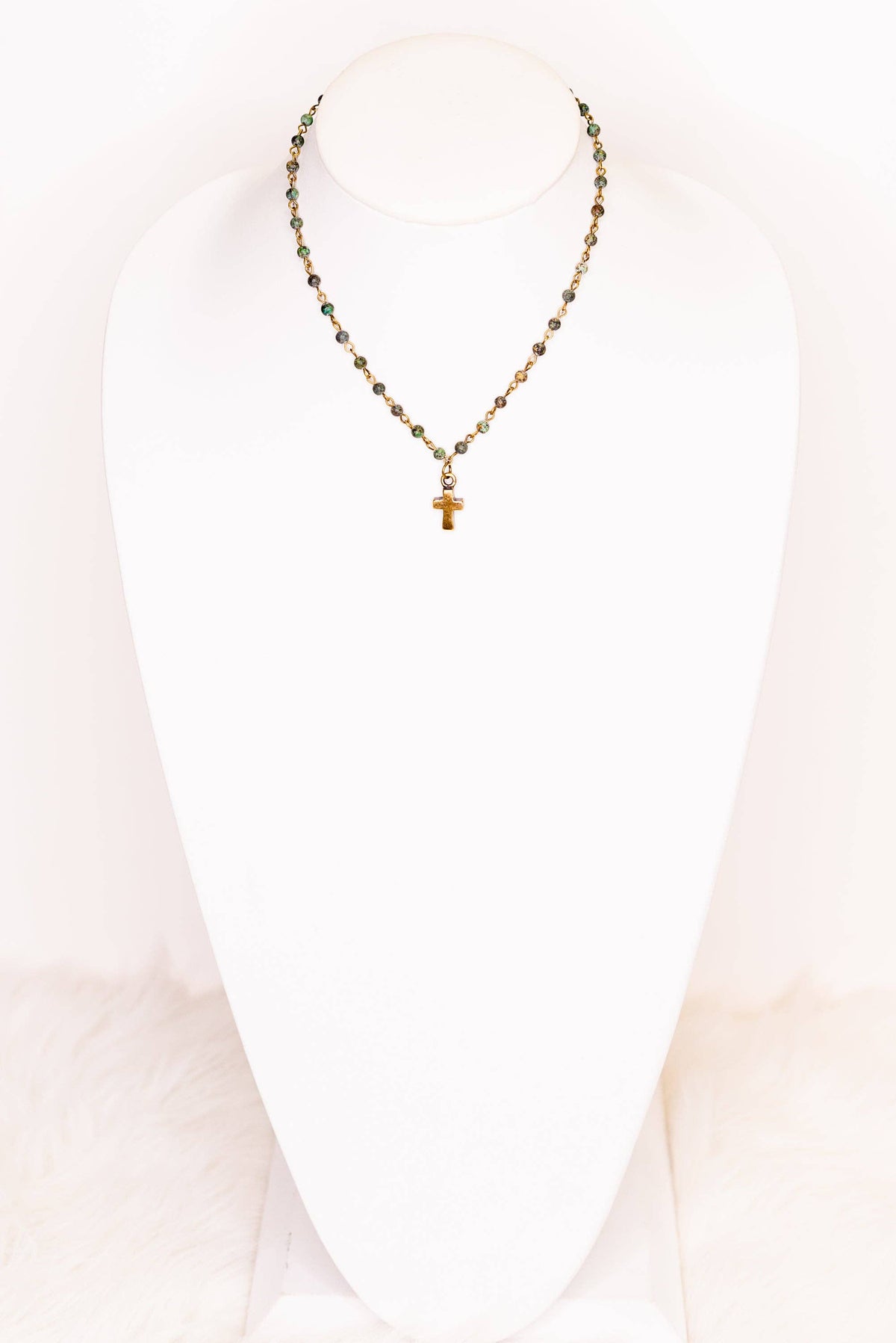 Phoebe Necklace in African Turquoise