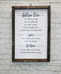 Bathroom Rules Framed Sign