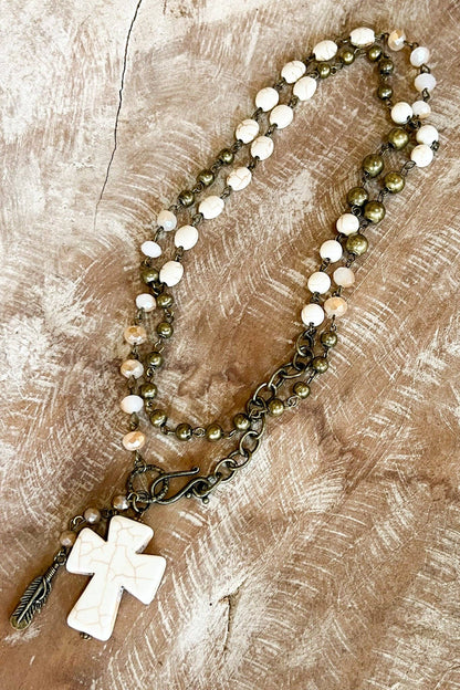 Valerie Necklace in White