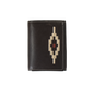 3D Trifold Wallet Southwest Lacing Brown