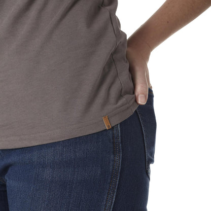 Women's Wrangler Riggs Workwear Short Sleeve - Charcoal