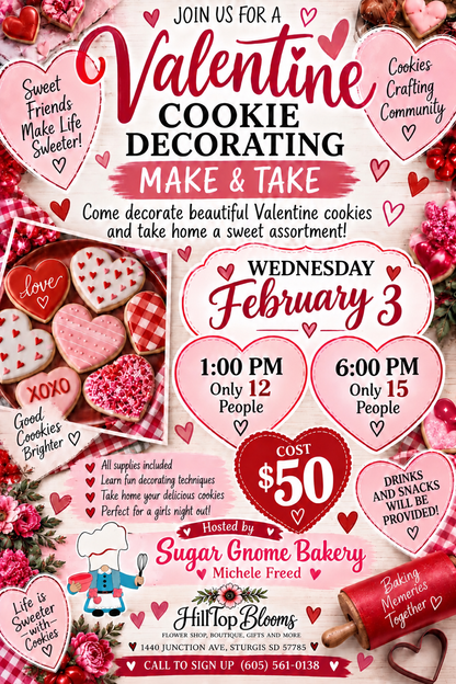 Make & Take @ HillTop Blooms in Sturgis, SD