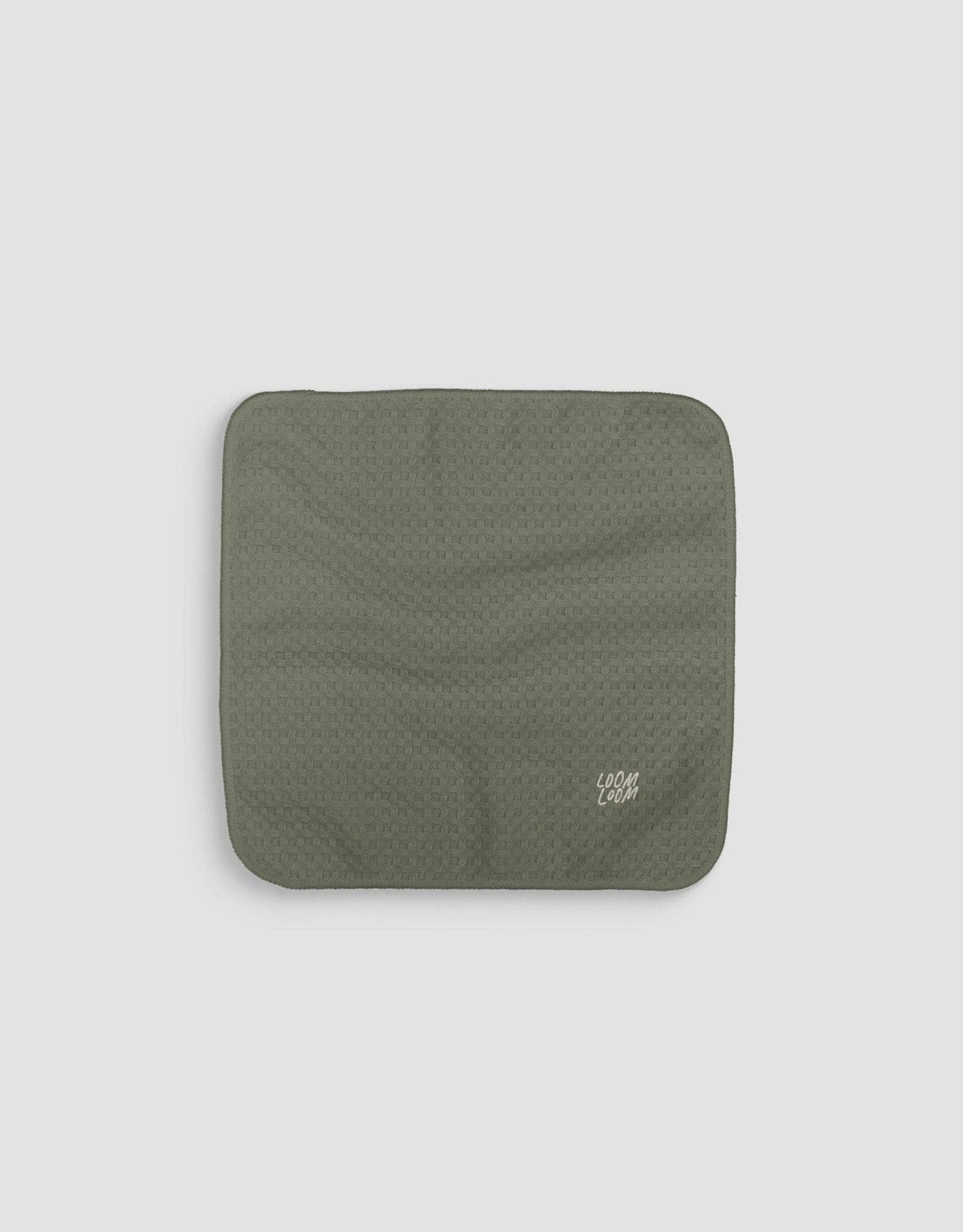 Muted Olive Green Dishcloth