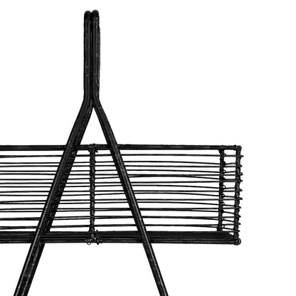 Atticus Two Tiered Wire Baskets Black Kitchen Decor