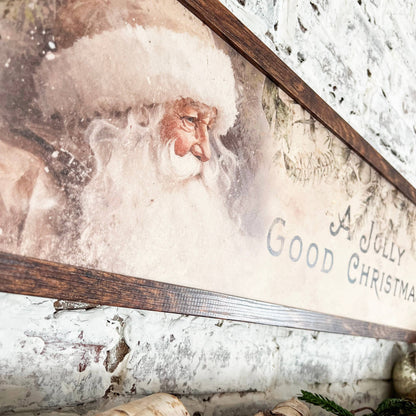 A Jolly Good Christmas Wood Sign