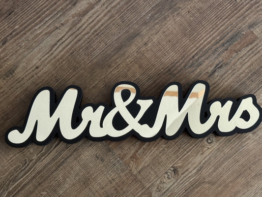 Mr. & Mrs. Sign