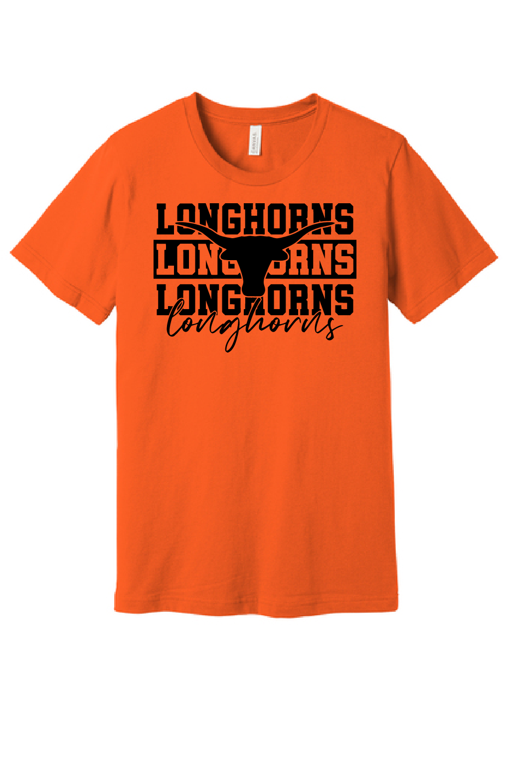 Faith 3 Longhorns Fanfare-Orange