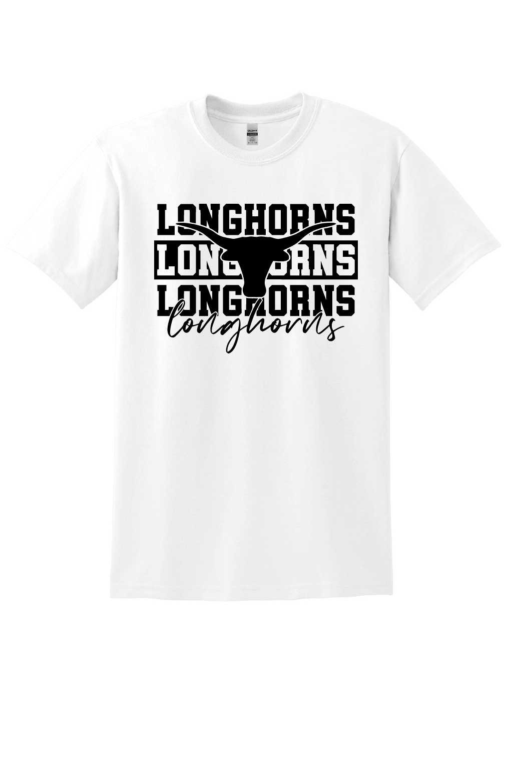 Faith 3 Longhorns Fanfare-White