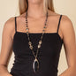 Black Natural Stone Necklace