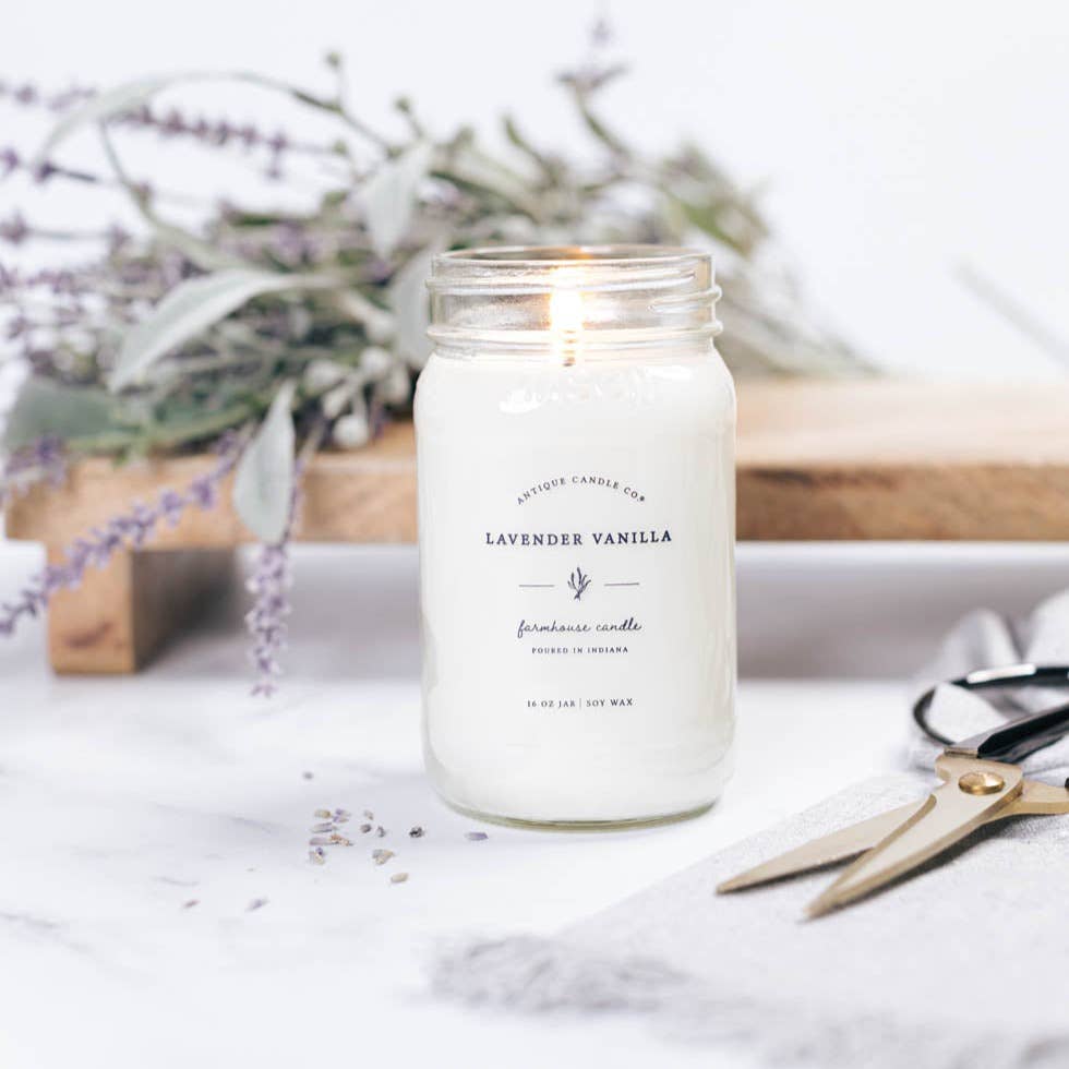 Lavender Vanilla - Soy Wax Candle