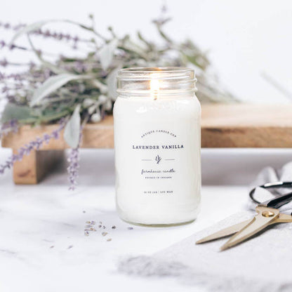 Lavender Vanilla - Soy Wax Candle