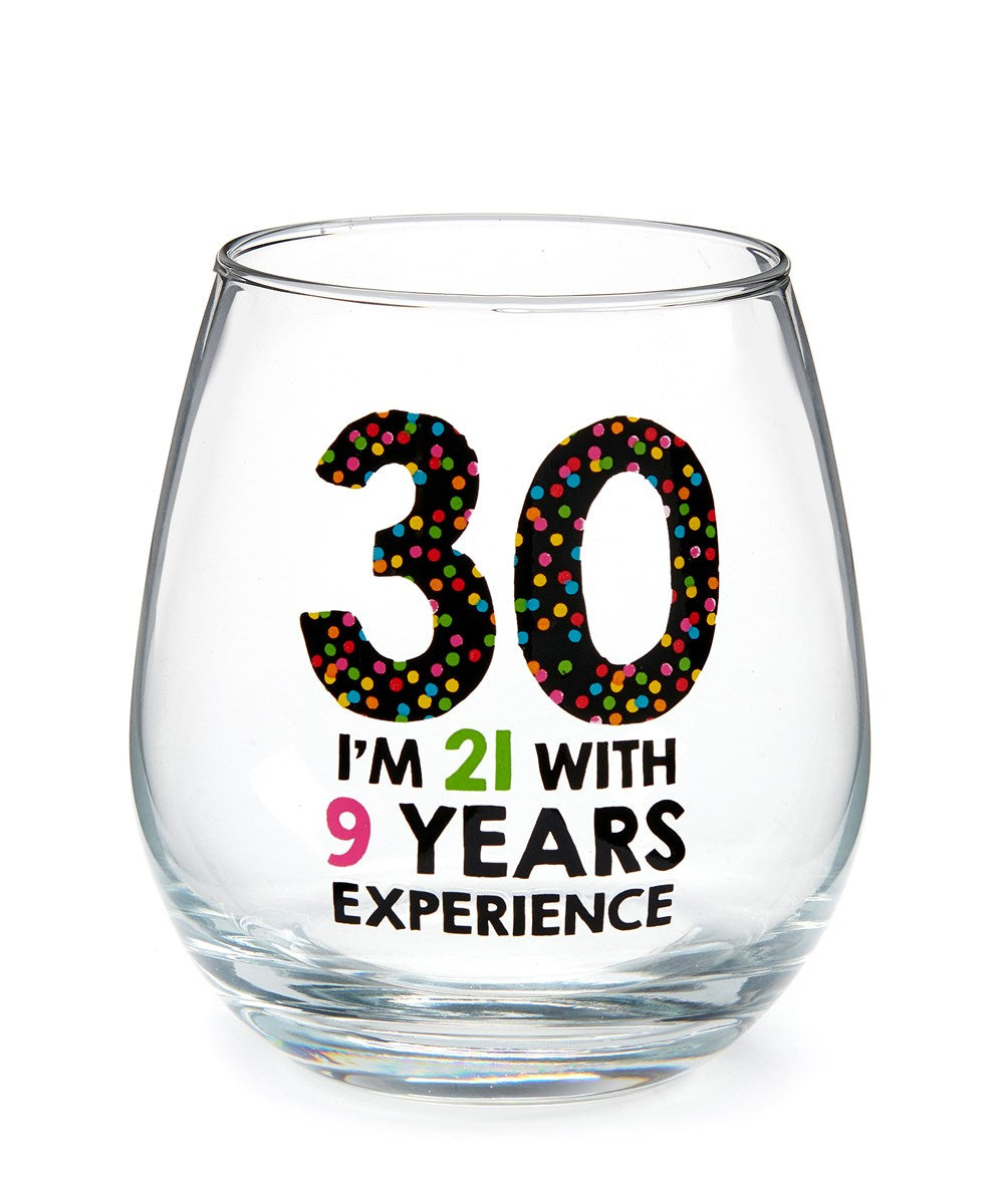 16oz Stemless Wine Glass, 30