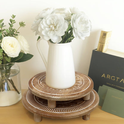 Round Wooden Display Risers