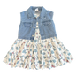 Girl's Shea Baby Retro Cowgirl Vest/Dress Set