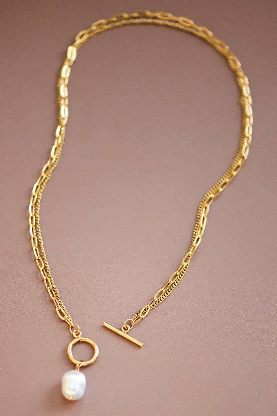 18K Gold Stainless Steel Chain Necklace