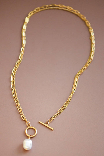 18K Gold Stainless Steel Chain Necklace