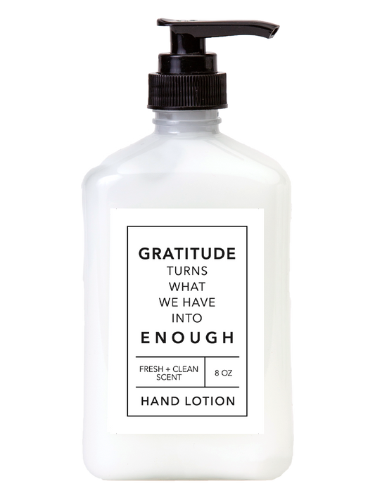 Gratitude Hand Lotion 8oz