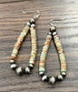 Western Light Green Gemstone Earrings