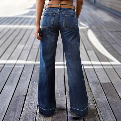 Women's High-Waist Wide Leg Jeans
