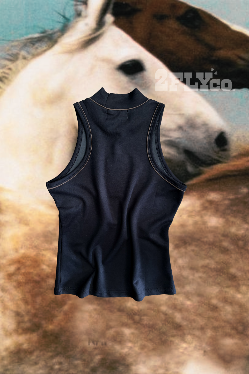 Women's 2FlyCo The Essential Tank - Black
